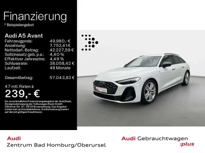 Gebraucht Audi A5 S-Line 367 PS (269 kW) 2025 Gletscherweiß metallic Kombi
