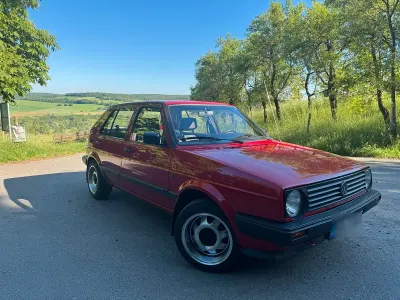 Gebraucht VW Golf II 55 PS (40 kW) 1990 Rot Kleinwagen