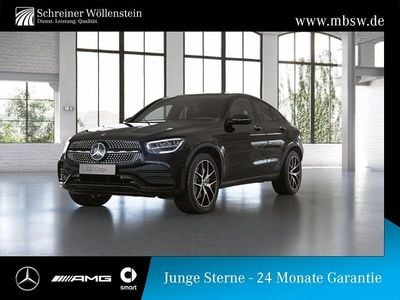 Gebraucht Mercedes GLC300e AMG 211 PS (155 kW) 2021 Obsidianschwarz Coupé