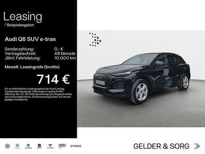 Gebraucht Audi Q6 e-tron Ambiente 185 kW (252 PS) 2025 Mythosschwarz metallic SUV