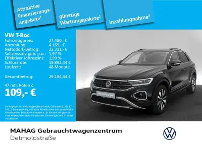 Gebraucht VW T-Roc Goal 150 PS (110 kW) 2025 Schwarz SUV