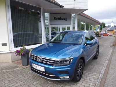 Caribbean blue Gebraucht 2016 VW Tiguan Highline SUV | 18.750 € (Fairer Preis)