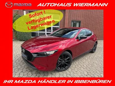 Neu Mazda 3 Homura-Line 140 PS (102 kW) 2025 Rot Limousine