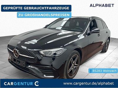 Schwarz Gebraucht 2023 Mercedes C300e AMG line Limousine | 32.297 € (Superpreis)
