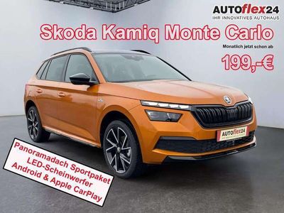 gebraucht Skoda Kamiq Monte Carlo 1,5 TSI Klimaa/Spur/LED/Pano/Kam/18...