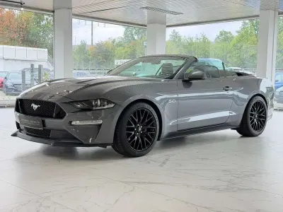 Gebraucht Ford Mustang GT 450 PS (330 kW) 2022 Carbonized gray/asher gray Cabrio