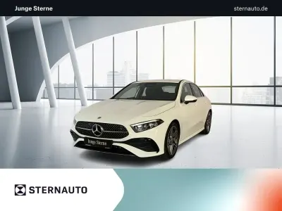 Gebraucht Mercedes A200 AMG line 163 PS (119 kW) 2025 Unilack polarweiß Limousine
