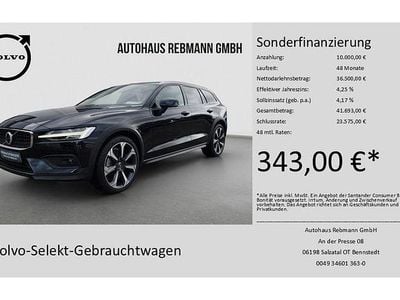 Onyx black Gebraucht 2024 Volvo V60 CC Ultimate Kombi | 44.890 € (Fairer Preis)