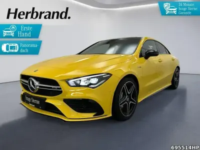 Używany Mercedes CLA35 AMG AMG 306 KM (225 kW) 2023 Żółty Coupe