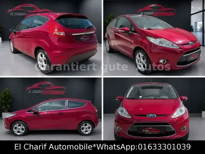 Gebraucht Ford Fiesta Titanium 82 PS (60 kW) 2010 Rot Kleinwagen