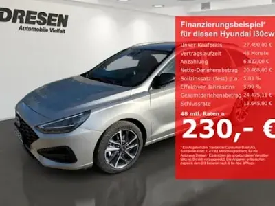 Ny Hyundai i30 Advantage 150 HK (110 kW) 2025 Sølv Stationcar