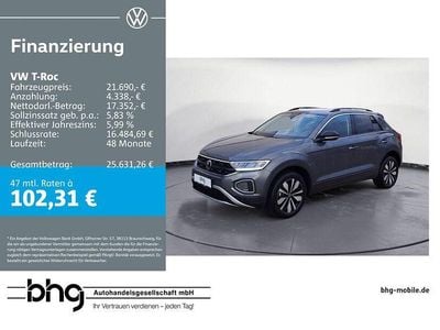 Gebraucht VW T-Roc Life 116 PS (85 kW) 2025 Grau SUV