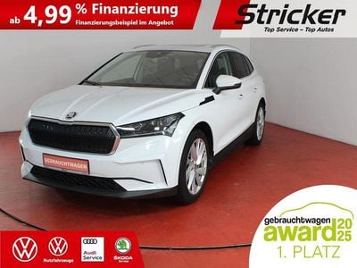 Moonweiss metallic (metallic) Gebraucht 2021 Skoda Enyaq iV SUV | 28.849 € (Fairer Preis)