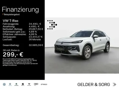 Gebraucht VW T-Roc Life 150 PS (110 kW) 2025 Weiß SUV