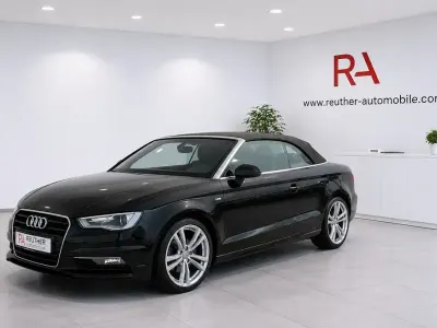 Gebraucht Audi A3 Cabriolet S-Line 140 PS (102 kW) 2015 Schwarz Cabrio