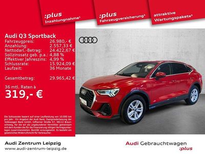 Gebraucht Audi Q3 Sportback Ambiente 150 PS (110 kW) 2022 Tangorot metallic SUV