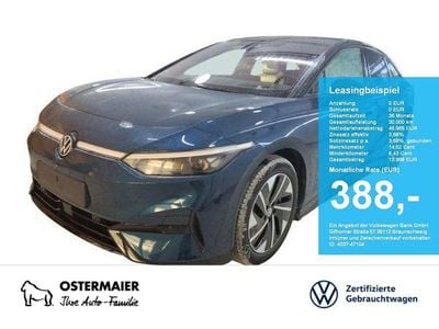 Gebraucht VW ID.7 Pro 210 kW (286 PS) 2025 Blau (aquamarinblau) Limousine