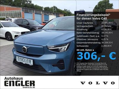 Blau Gebraucht 2022 Volvo C40 Core SUV | 22.681 €