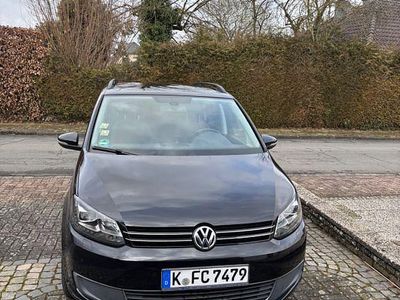 Gebraucht VW Touran Comfortline 105 PS (77 kW) 2012 Schwarz Van / Kleinbus