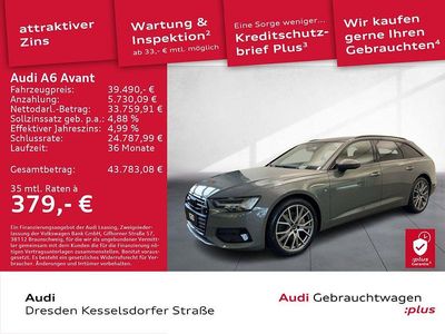 Chronosgrau metallic Gebraucht 2022 Audi A6 Sport Kombi | 39.490 € (Teuer)