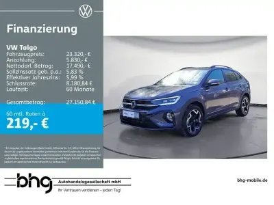 Gebraucht VW Taigo R-line 116 PS (85 kW) 2025 Grau SUV