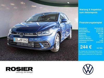 Neu VW Polo Style 116 PS (85 kW) 2025 Blau Limousine