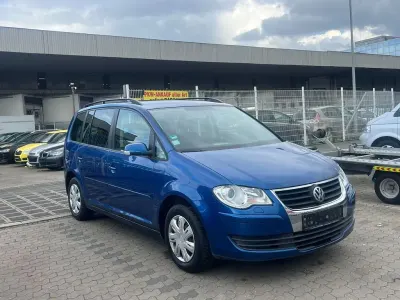 Gebraucht VW Touran 102 PS (75 kW) 2007 Blau Van / Kleinbus