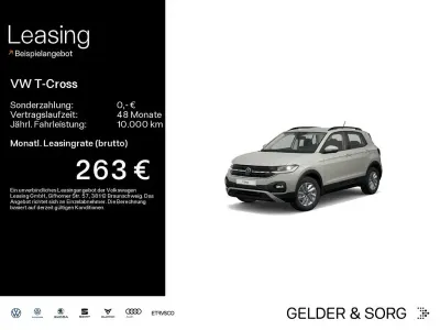 Gebraucht VW T-Cross Life 110 PS (80 kW) 2022 Grau SUV