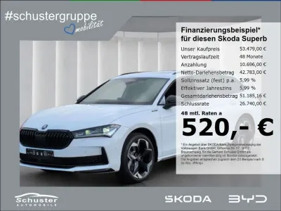 Neu Skoda Superb SportLine 193 PS (141 kW) 2026 Weiß Kombi