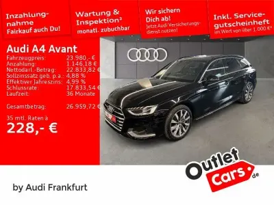 Brugt Audi A4 Advanced 204 HK (150 kW) 2023 Sort Stationcar