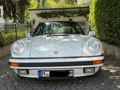 Gebraucht Porsche 911 Carrera Cabriolet 218 PS (160 kW) 1987 Weiß Cabrio