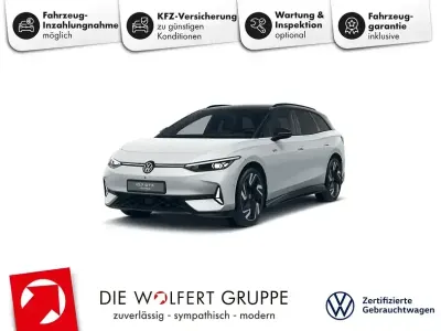 Gebraucht VW ID.7 GTX 264 kW (360 PS) 2025 Gletscherweiß metallic Kombi