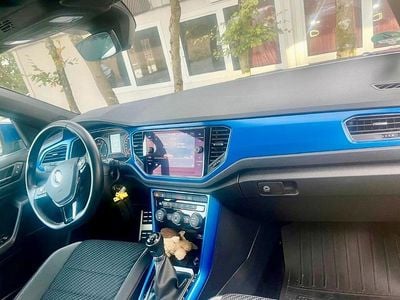 Usata VW T-Roc Cabriolet R-line 150 CV (110 kW) 2021 Blu Cabrio
