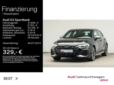 Gebraucht Audi S3 Ambiente 333 PS (244 kW) 2025 Mythosschwarz metallic Limousine