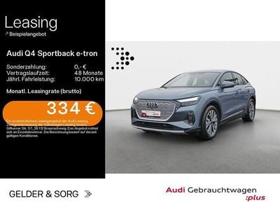 Gebraucht Audi Q4 Sportback e-tron Ambiente 125 kW (170 PS) 2022 Geysirblau metallic SUV