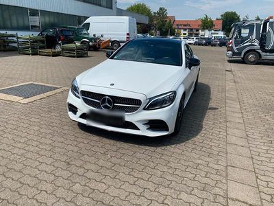 Usata Mercedes C300 AMG line 258 CV (189 kW) 2019 Bianco Coupé