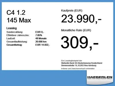 Gebraucht Citroën C4 136 PS (100 kW) 2025 Grau SUV