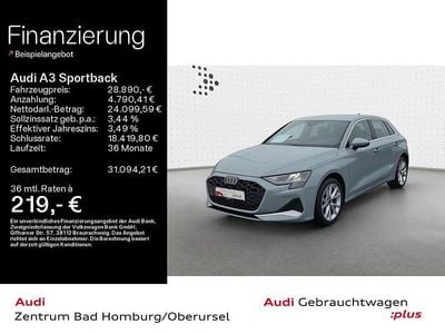 Usata Audi A3 Advanced Plus 150 CV (110 kW) 2025 Grigio Berlina