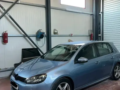 Brugt VW Golf VI R-line 105 HK (77 kW) 2011 Blå Hatchback