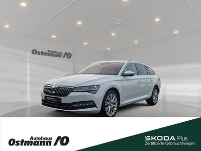 Gebraucht Skoda Superb Style 150 PS (110 kW) 2024 Moonweiss metallic Kombi