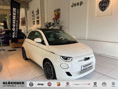 Neu Fiat 500e La Prima 69 kW (95 PS) 2025 Ice weiß Cabrio