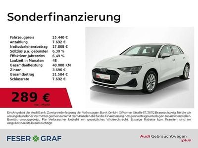 Gebraucht Audi A3 Ambiente 116 PS (85 kW) 2024 Arkonaweiß Limousine