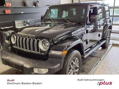 Gebraucht Jeep Wrangler Unlimited Sahara 272 PS (200 kW) 2024 Schwarz SUV