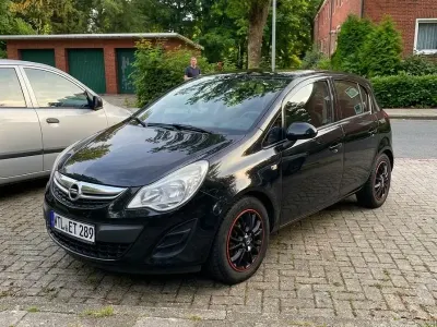 Gebraucht Opel Corsa 75 PS (55 kW) 2012 Schwarz Kleinwagen