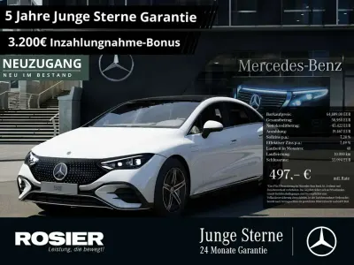 Gebraucht Mercedes EQE500 Premium Plus 300 kW (408 PS) 2025 Weiss / polarweiß Limousine