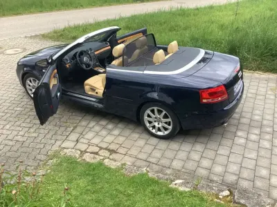 Occasion Audi A4 Cabriolet Performance 163 ch (119 kW) 2006 Bleue Cabriolet