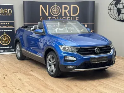Gebraucht VW T-Roc Cabriolet Style 150 PS (110 kW) 2021 Blau Cabrio