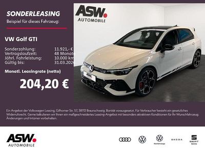 Pure white Neu 2025 VW Golf VIII GTI Clubsport Limousine | 59.605 €