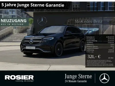 Brugt Mercedes EQC400 AMG 300 kW (408 HK) 2023 Sort SUV