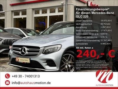 Usata Mercedes GLC220 AMG line 170 CV (125 kW) 2016 Argento SUV